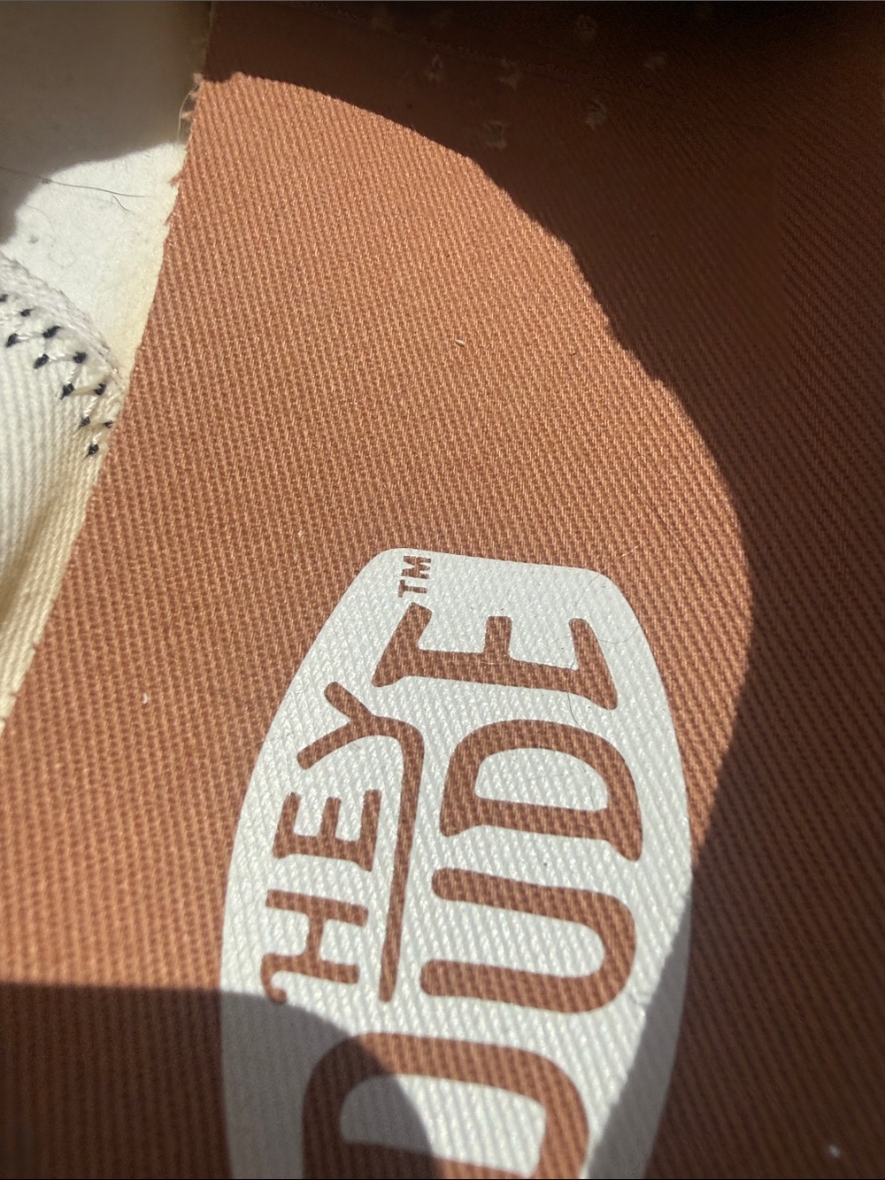 Hey Dude NEW Festival Women's Tan Beige Camo Sneakers with Gold Glitter Trim 10 - Picture 12 of 13
